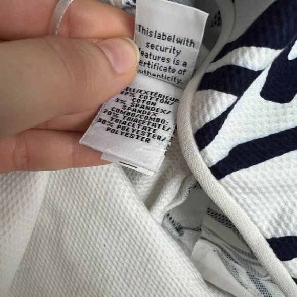 DIANE von Furstenberg Leonora Navy White Patterned Dress - Picture 6 of 7